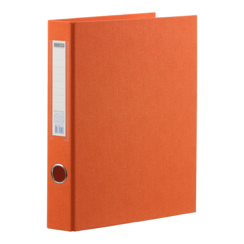 Папка-реєстратор двостороння, 2 D-обр.кільця, А4, ширина торця 40 мм, помаранчева, BM.3101-11 BUROMAX